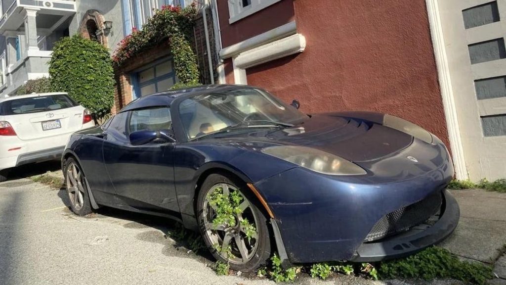Dear Readers, Find The Weed Ridden Tesla Roadster In San Francisco