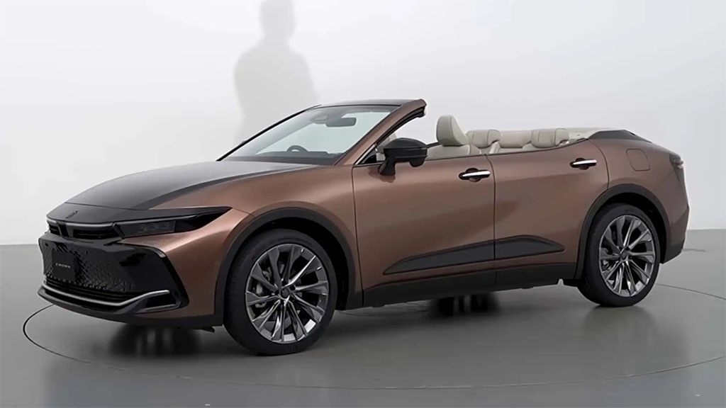 Toyota Crown Convertible Concept Makes Our Eyes Twitch, But It’s