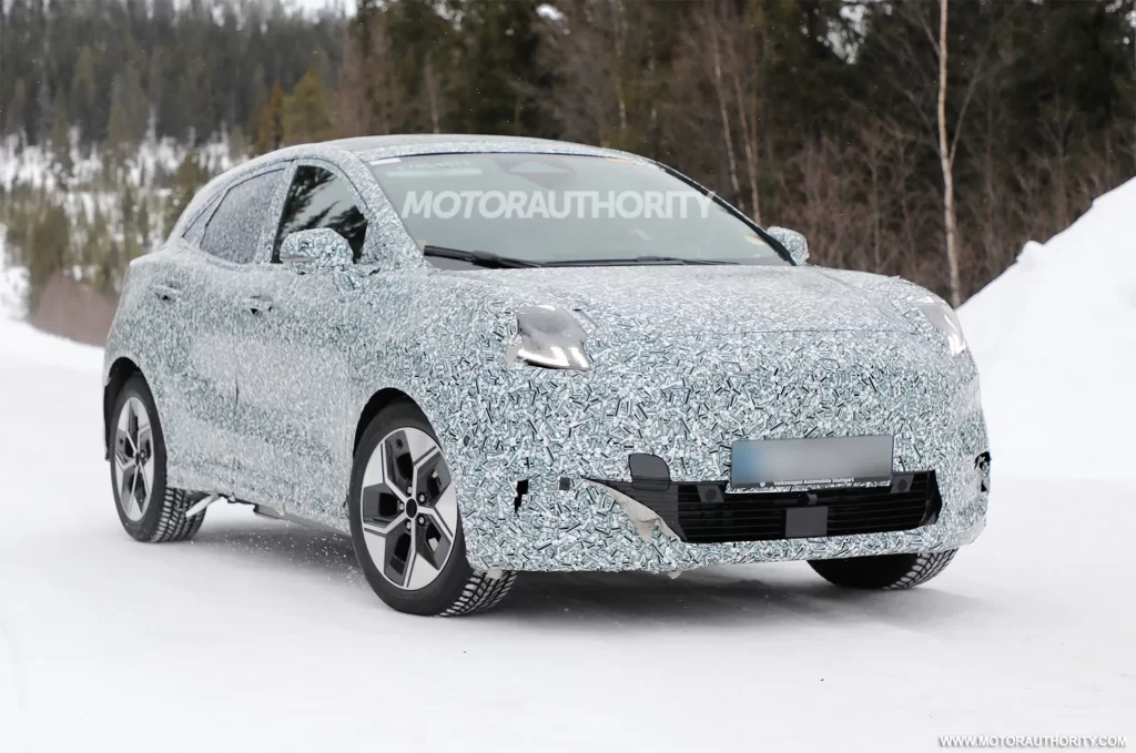 2025 Ford Puma Ev Spied For First Time