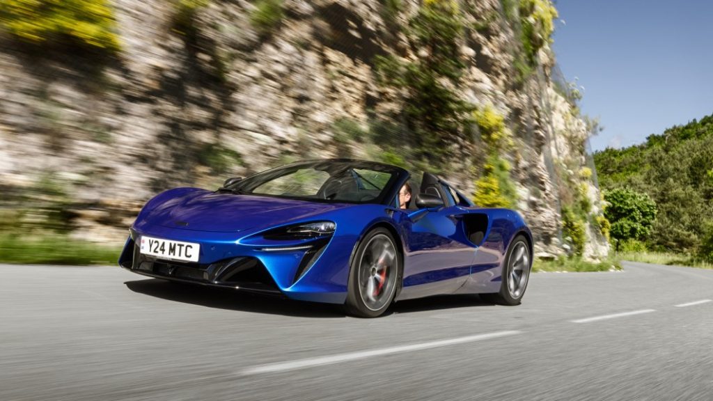 Mclaren Artura Spider First Drive Review: Plug In Hybrid Supercar Drops