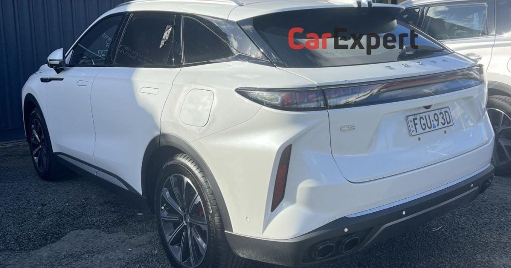 2025 Omoda C9: Flagship Chery Suv Spied In Australia