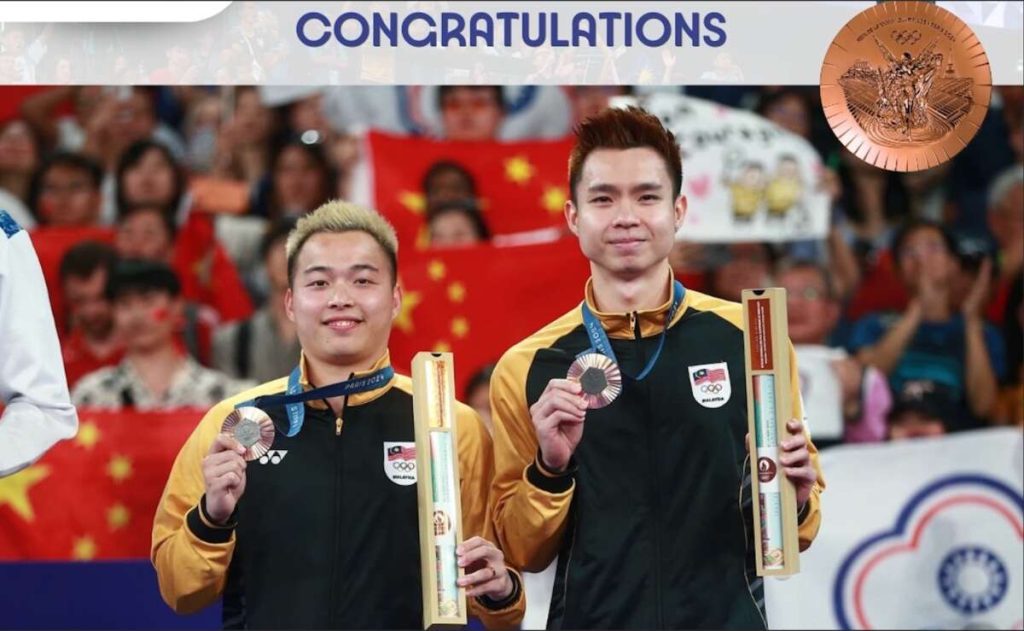 Aaron Chia, Soh Wooi Yik Win Olympic Bronze At Paris