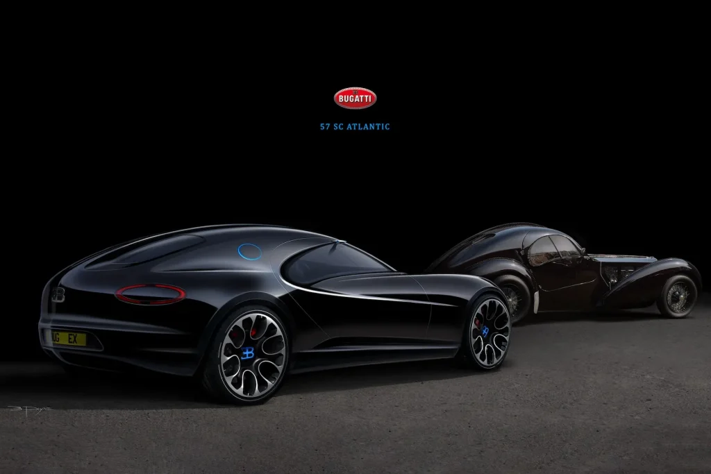 Bugatti Reveals Unseen Design Studies Including Atlantic 2 Door Coupe