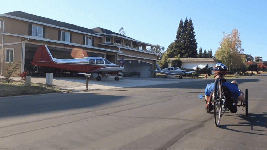 In This California Town, Homes Have Hangars And Cars Share