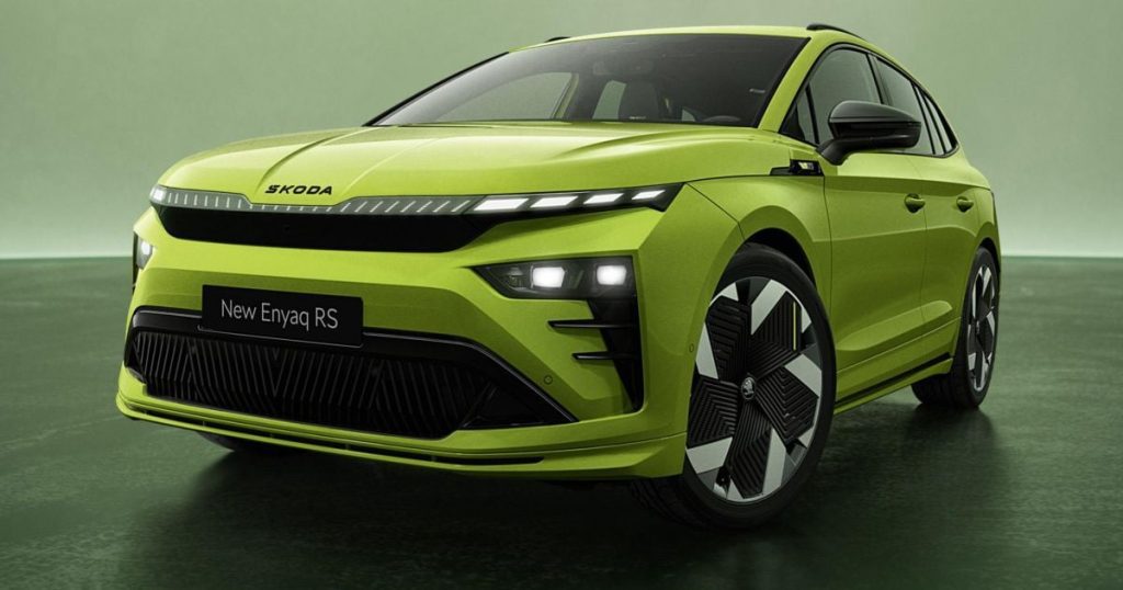2026 Skoda Enyaq Rs: Facelift Revealed For Hottest Variant