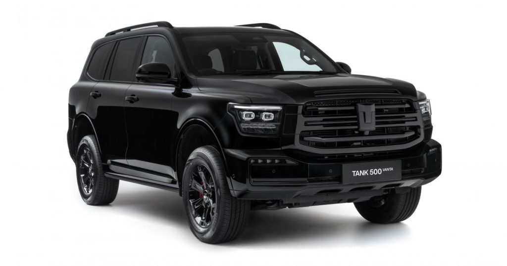 2025 Gwm Tank 500 Vanta Prices: Chrome Heavy Large Suv Gets