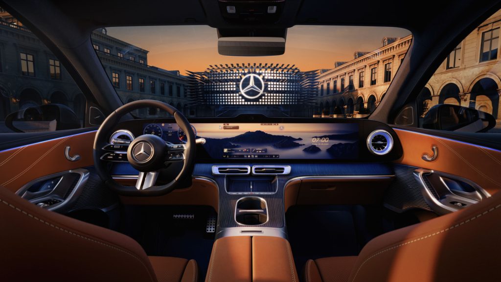 New glc ev has mercedes' largest screen yet, but also