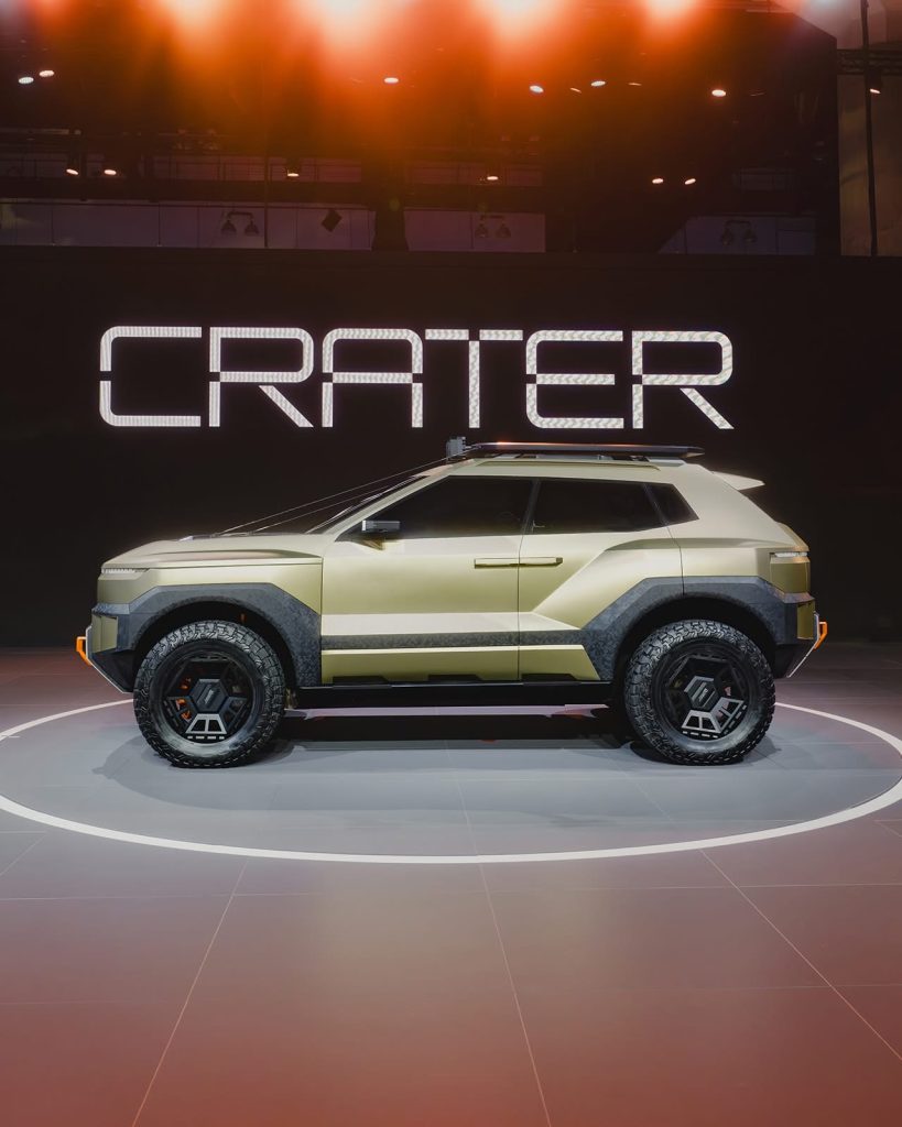 First Real Life Shots Of The Hyundai CRATER Concept Straight Off Of The Floor First real life shots of the hyundai crater concept straight