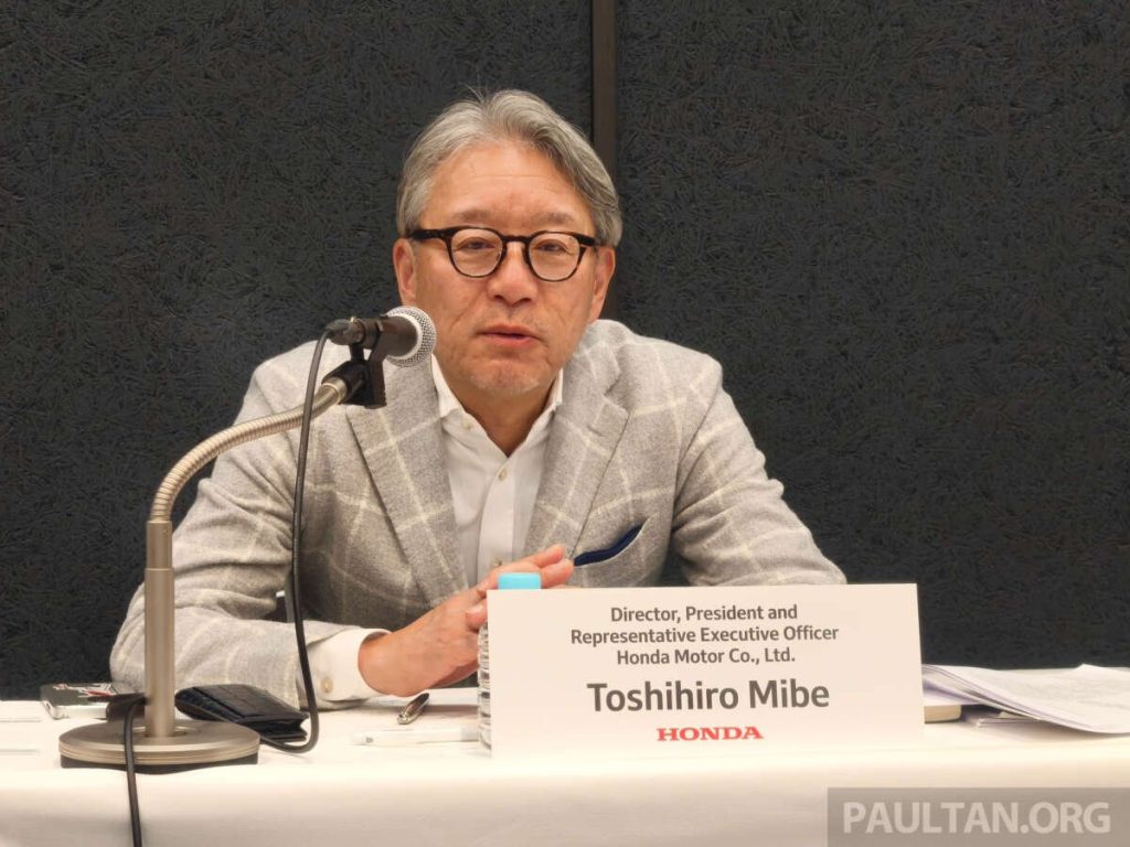 Honda not scaling back on EV development, but is looking at hybrids as mid-term measure – CEO Mibe