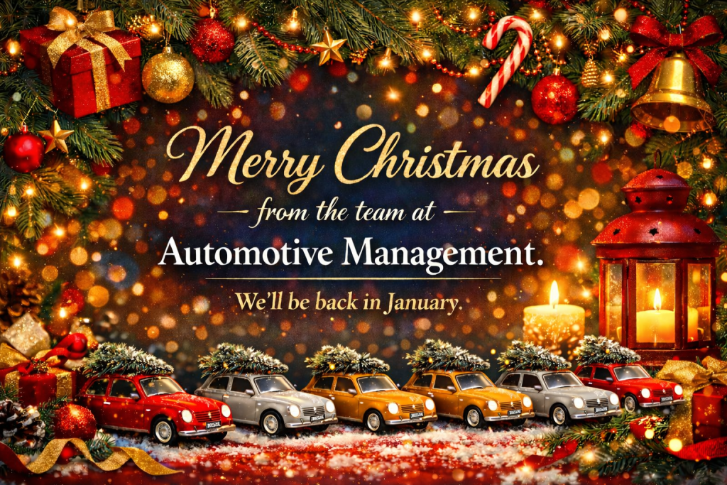 Festive best wishes from all of us at automotive management