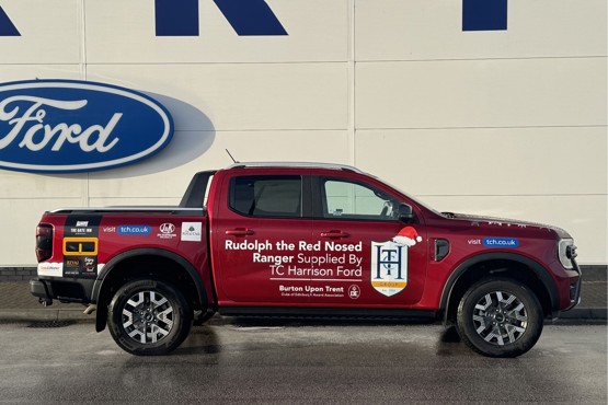 Santa’s Sleigh marks 10-year partnership with TC Harrison Ford and Burton DofE association Santa’s sleigh marks 10 year partnership with tc harrison ford and