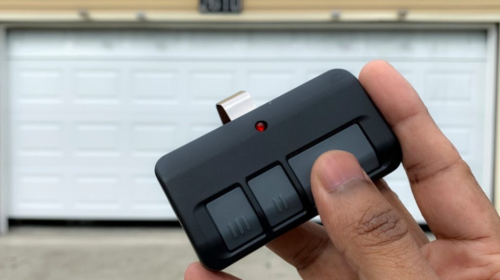 A 3 button garage door opener can be used for more