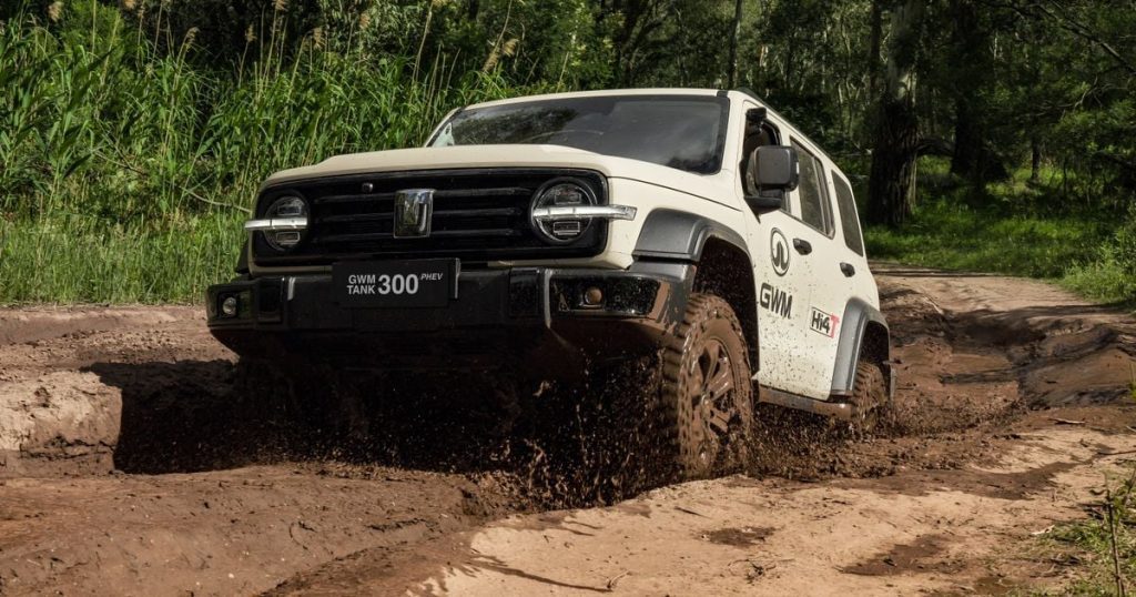 2026 gwm tank 300 hi4 t phev priced, significantly undercuts denza