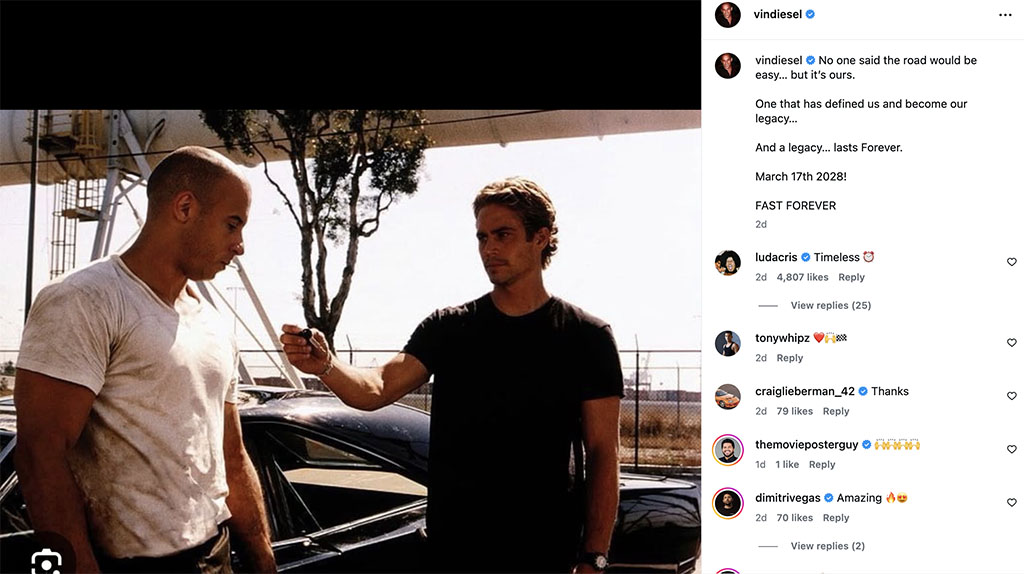 ‘Fast Without end’ Locks in March 2028 Release Date for the Final Fast and Furious Film With Paul Walker’s Return : Automotive Addicts ‘fast forever’ locks in march 2028 release date for the