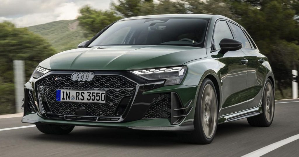 2026 audi rs3 competition limited: outlandish swansong for five cylinder power