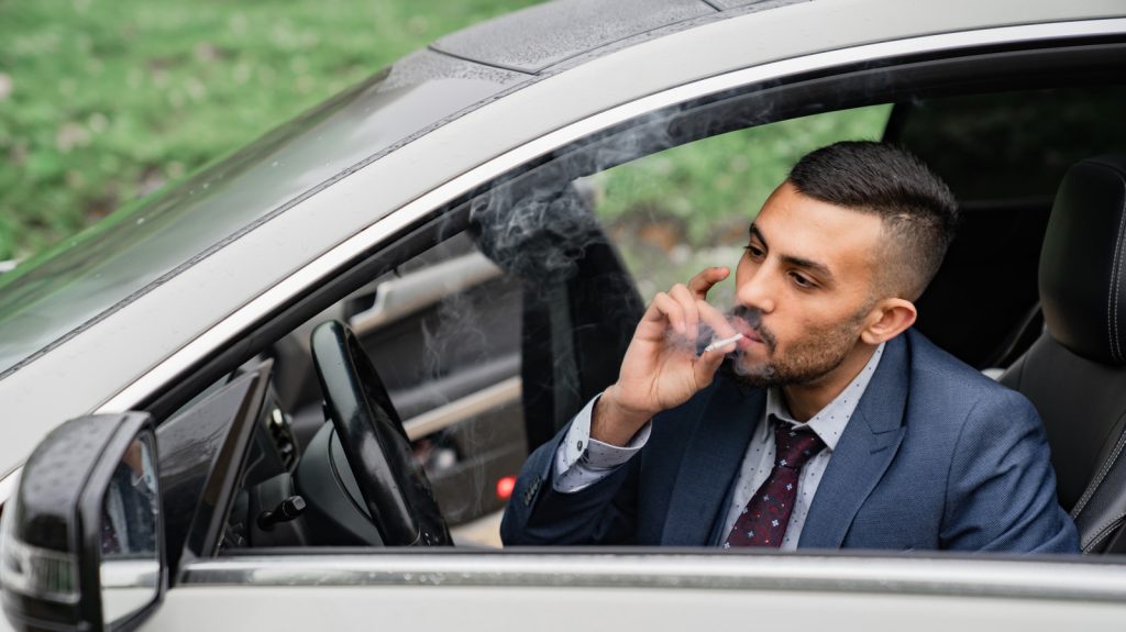 When did automakers start offering a smokers package instead of