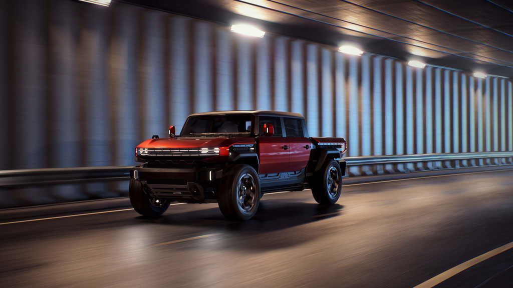 GMC Hummer X Concepts Shrink the Giant EV Formula Right into a More Appealing Off-Road Package : Automotive Addicts Gmc hummer x concepts shrink the giant ev formula into