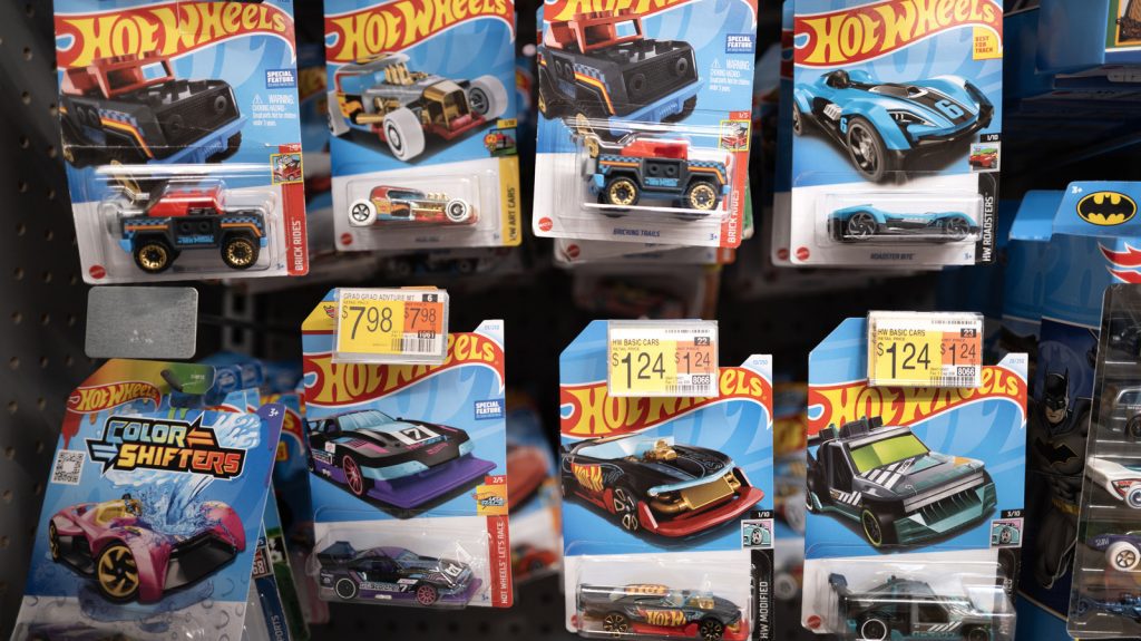 Trash bag filled with 363 hot wheels cars found on