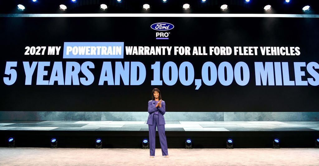 Ford pro expands 5 year/100,000 mile powertrain warranty to additional commercial vehicles
