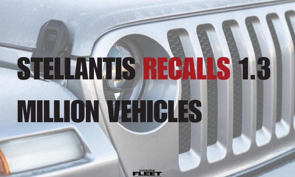 Stellantis recalls 1.3 million jeep vehicles worldwide over fire risk